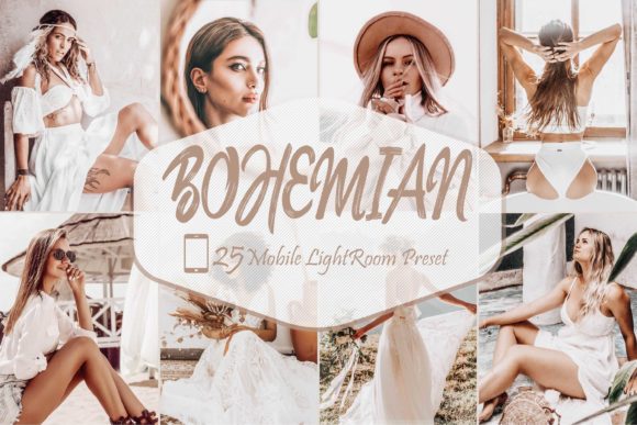 Download 25 Bohemian Mobile Lightroom Presets - Premium Resources